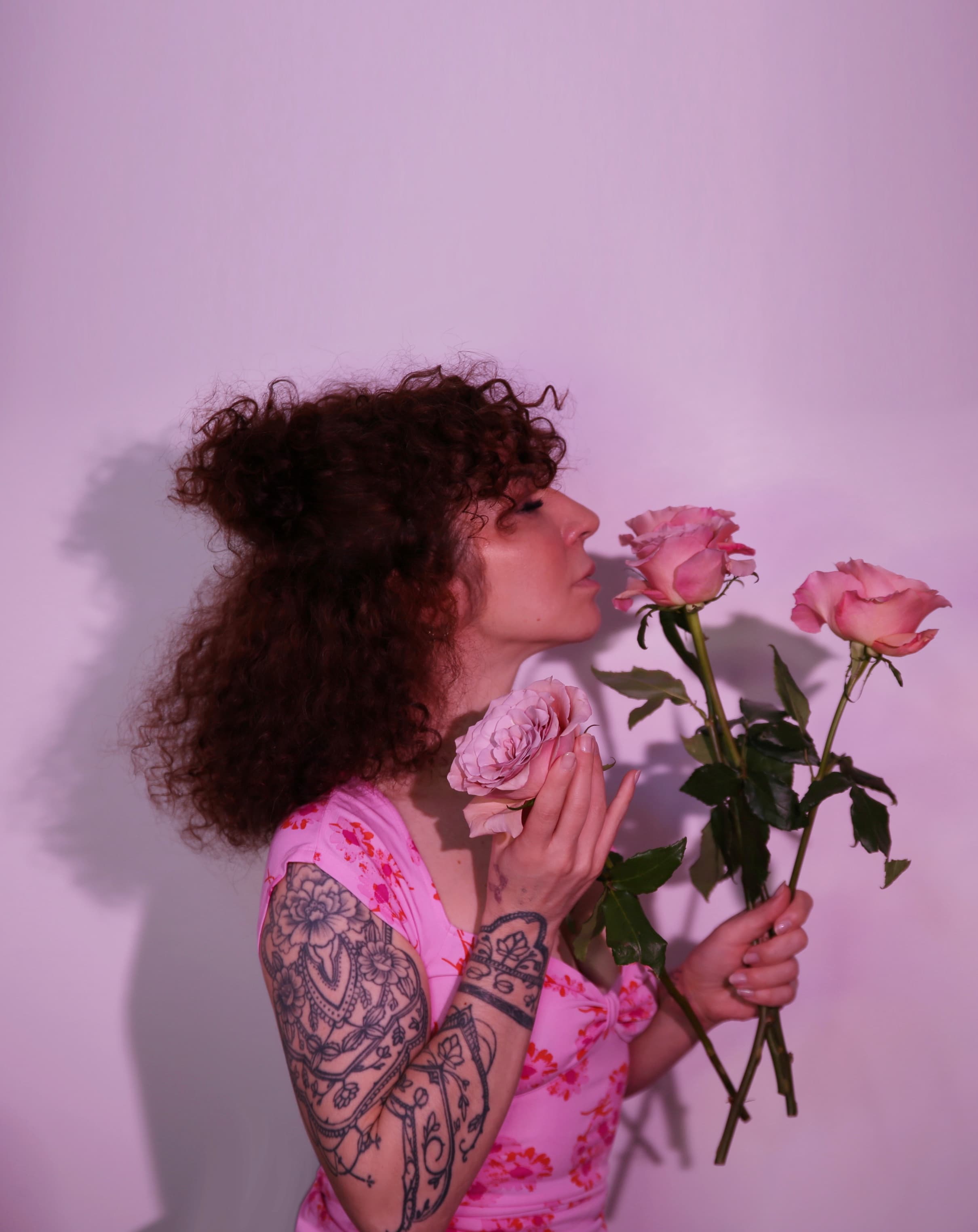 Bertille Noblecourt, tatoueuse florale à Paris 10e